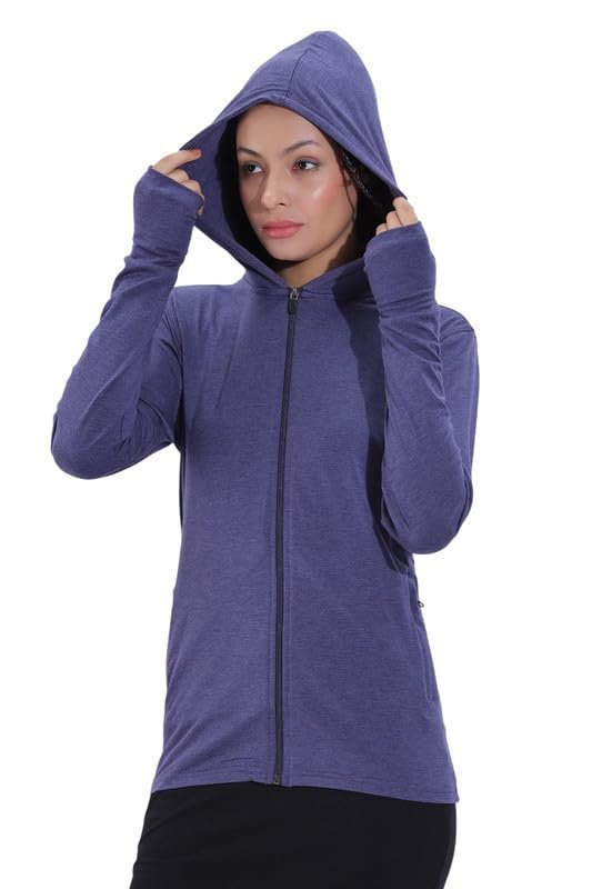 BLUE TYGA Womens Anti AC Thermal Jacket 2.0 – Ultrasoft Lightweight Warm Jacket for Office & Outdoor Cold Environments | Skin Friendly Fabric with Heat Trap Technology