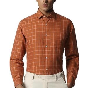 Van Heusen Men's Linen Regular Fit Shirt