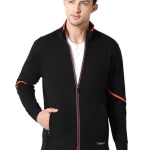 Van Heusen Cotton Blend Men High Neck Jacket