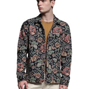 JACK & JONES Men's Floral Oversized Fit Shirt