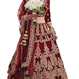 NETRA FASHION Women's Silk Readymade Lehenga Choli