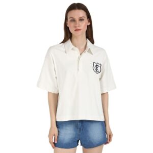 Calvin Klein Jeans Women's Solid Regular Fit T-Shirt